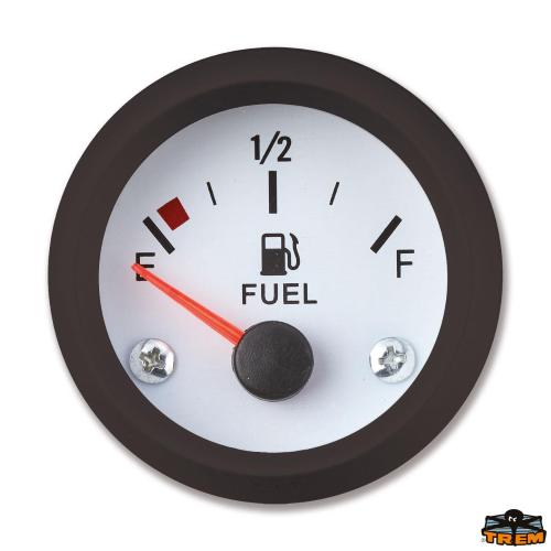 INDICATORE DI CARBURANTE ECO LINE INCASSO 52 MM BIANCO 33-240 OHMS