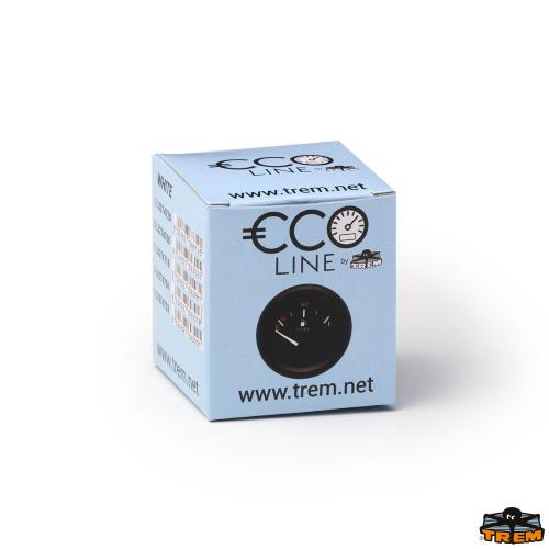 INDICATORE DI CARBURANTE ECO LINE INCASSO 52 MM BIANCO 33-240 OHMS