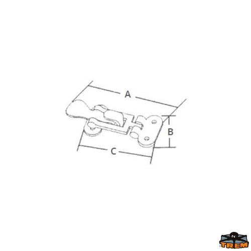 CHIUSURA INOX 100X45MM