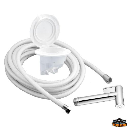 BOX DOCCIA “LUXOR H” CON TUBO PVC 2,5MT BIANCO