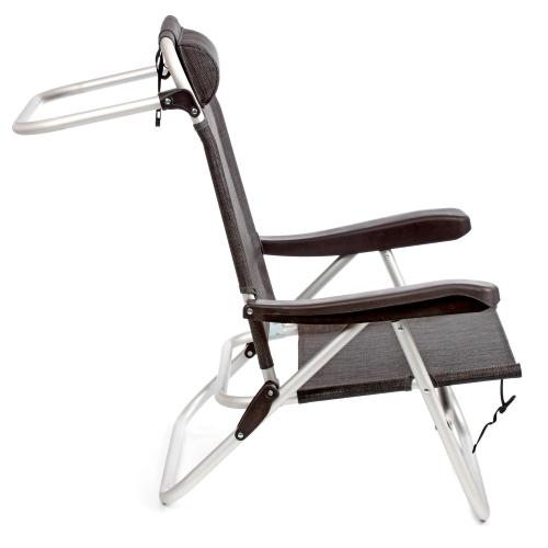 SPIAGGINA IN ALLUMINIO RECLINABILE SIREN 0404152N