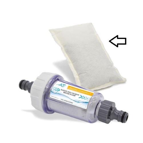 FILTRO A SEDIMENTI PER ACQUA POTABILE COMPACT SOLO FILTRO DI RICAMBIO CON ARGENTO