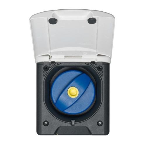 BOCCHETTONE CARICO ACQUA COMPLETO C/COPERCHIO GRIGIO