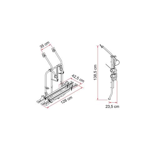 PORTABICI CARRY-BIKE VW T4 D 02096-22