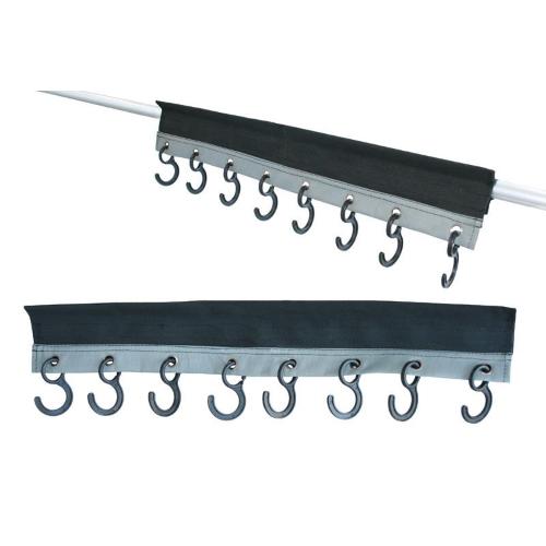 SET APPENDI ABITI PER BRACCIO TENDA/VERANDA CON 8 GANCI 