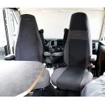 COPRISEDILI FODERE IN TESSUTO MOD. MERCURY "E" ANTRACITE COPPIA SEDILI INTEGRALI CON CINTURA INTEGRATA