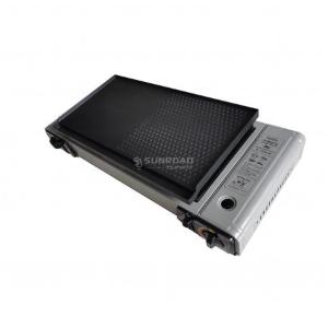 FORNELLO DA CAMPEGGIO A CARTUCCE SOLA GRIGLIA DOPPIA OPZIONALE CON BORDO ALTO