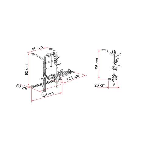 PORTABICI CARRY-BIKE MERCEDES V CLASS PREMIUM 02096-14-