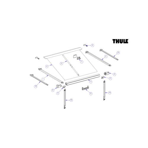 BRACCIO DX PER TENDALINO THULE 1200 2.60
