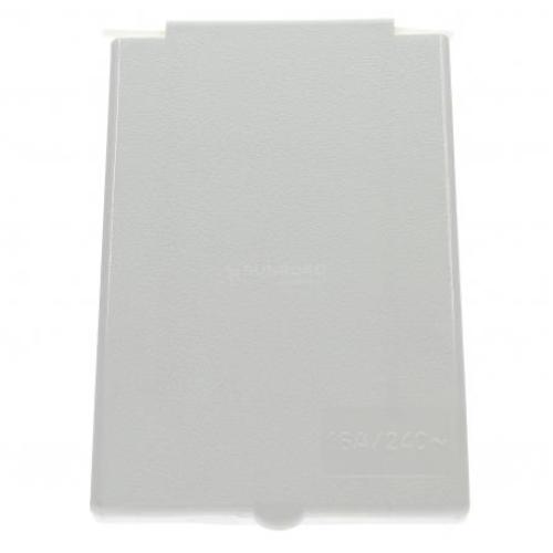 FIXED MALE POWER SOCKET 230V HOLE 135X70MM WHITE COVER ONLY