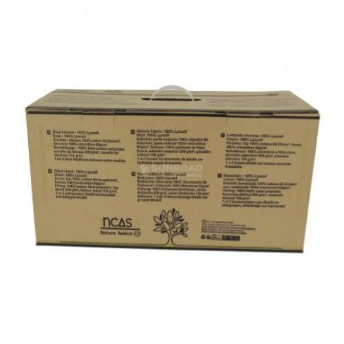 READY BED TERRACOTTA SUMMER/WINTER 130X190 LEFT CUT