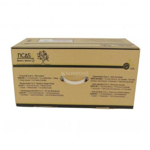 READY BED TERRACOTTA SUMMER/WINTER 130X190 LEFT CUT