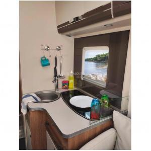 PORTA STROFINACCI O ACCESSORI IN FILO CROMATO A VENTOSA