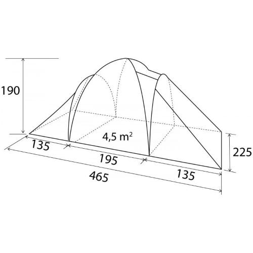 TENDA DA CAMPEGGIO ECHO OUTDOOR 4 0103007N