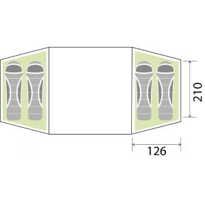 TENDA DA CAMPEGGIO ECHO OUTDOOR 4 0103007N