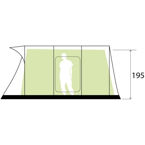 TENDA DA CAMPEGGIO PARAISO 5 AIRTECH 0102981N