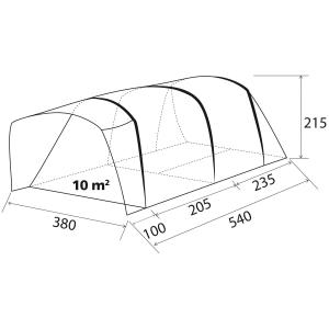 TENDA DA CAMPEGGIO PARAISO 5 AIRTECH 0102981N