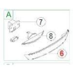 MECCANISMO A VENTAGLIO PER MANIGLIA CROMO LUCIDO