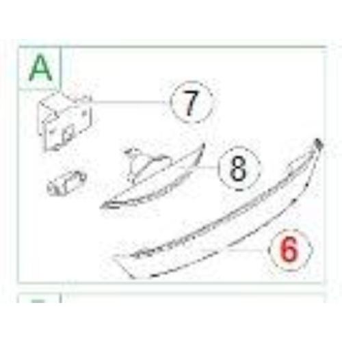 MECCANISMO A VENTAGLIO PER MANIGLIA CROMO LUCIDO