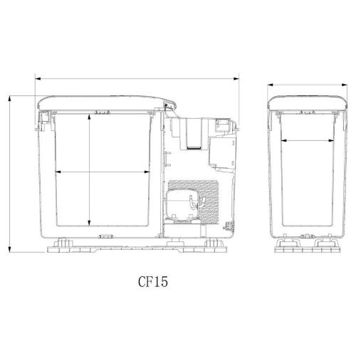 FRIGORIFERO COMPRESSORE 14LT APERTURA POZZETTO 12/24V CABCOOLER
