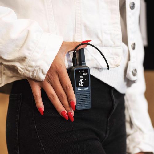 RICETRASMETTITORE PMR 446/LPD PORTATILE MIDLAND 777 PRO 2 RADIO