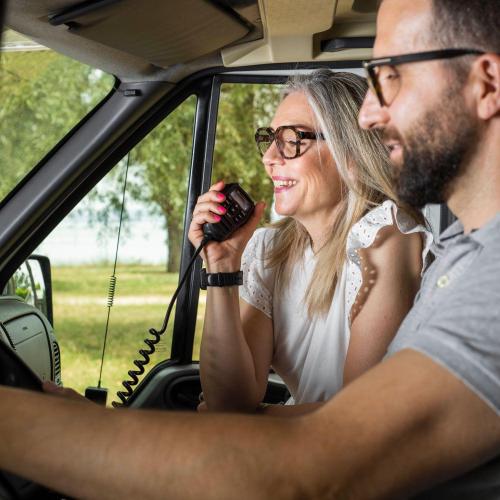 ANTENNA CB PER AUTO E CAMION ATTACCO A VETRO RV65