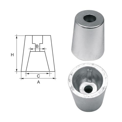 ANODO PER ASSI E ELICHE RADICE Ø 45MM