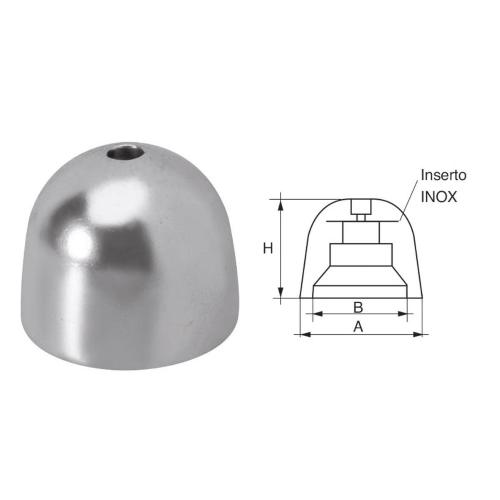 ANODO PER ASSI E ELICHE VETUS F-BC-10 Ø 84MM