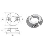 ANODO PER ASSI E ELICHE MAX PROP F-MAX-3 Ø 42MM