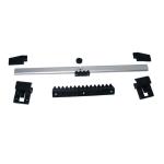 GUIDA TAVOLO STILO IN ALLUMINIO TERMINALI NERI