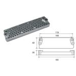 ANODO PER MOTORI MERCURY MERCRUISER F-ME/SA O.C.43396 HP50-75 E.B.90-100 S.AMERICA 80-115 190X52X20MM