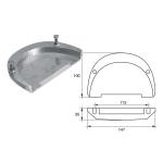 ANODO PER MOTORI VOLVO PENTA F-VSX-11 O.C.3855411 147X100X35MM ALU