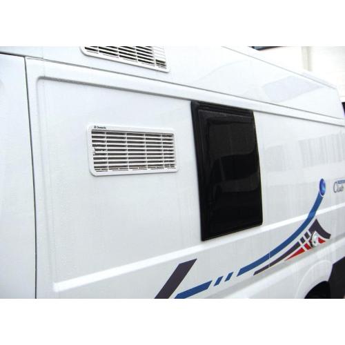 FINESTRA A COMPASSO F30 SERIGRAFIA NERA PER LATERALE DUCATO DAL 2006 F30 500X520N OPALE