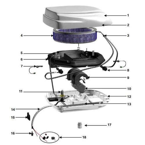 FILTRO PVC 52MM VIESA HOLIDAY E HOLIDAY III