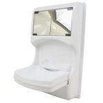 LAVABO PIEGHEVOLE ANTIBES CON MOBILETTO SPECCHIERA