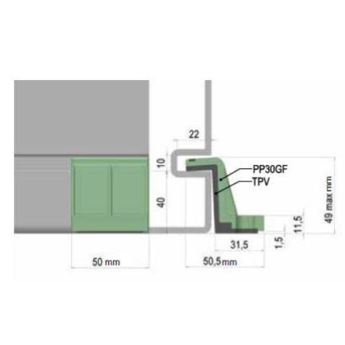 KIT DI FISSAGGIO SERBATOI FIX SYSTEM TANK PER SERBATOIO PASSARUOTA DUCATO X250/X290
