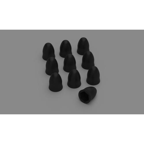 KIT COPRIDADO M6 10 PCS BLACK 98656M081