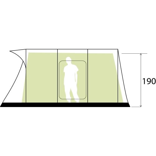 TENDA DA CAMPEGGIO BULLET 5 AIRTECH 0102987N