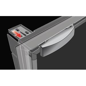 FRIGORIFERO COMPRESSORE DA INCASSO C39I NERO