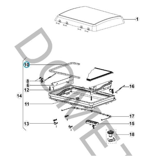 MIDI HEKI GUARNIZIONE SUPERIORE R117.595