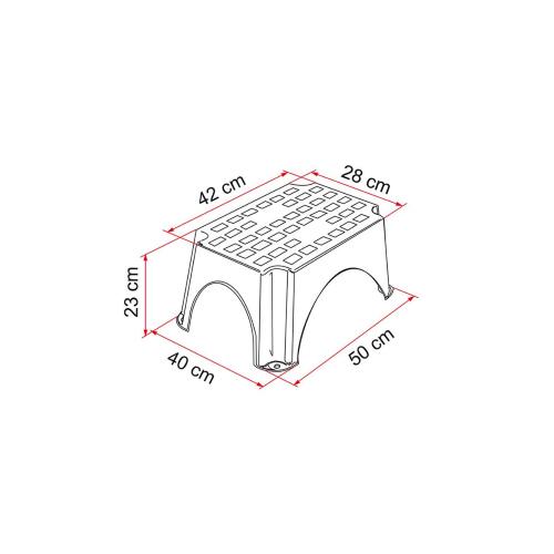 GRADINO PLASTICO STEP 02950-01-