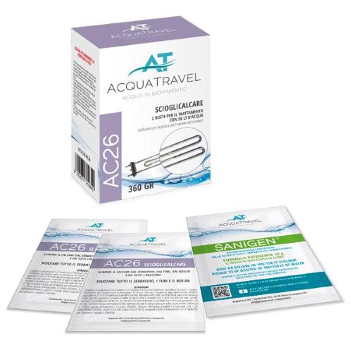 DISINCROSTANTE IN POLVERE PER CALCARE 2 BUSTE/50 LT AC26