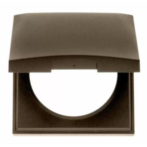 CORNICE UN MODULO CON COPERCHIO MARRONE BERKER