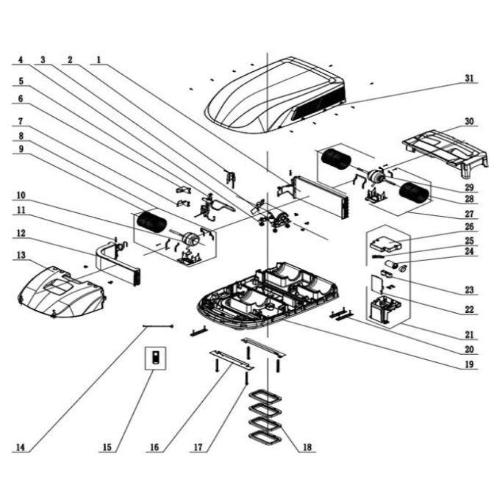 SCHEDA ELETRONICA CLIMATIZZATORE EZA 2600