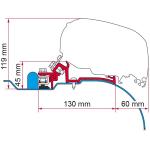 STAFFE PER F80/F65 ADAPTER IVECO DAILY H2 98655-733