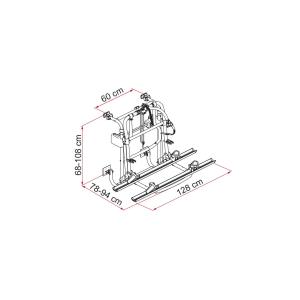 PORTABICI CARRY-BIKE LIFT 77 MOTOR BLACK 02096-30-