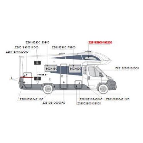 FINESTRA MANSARDA POLYPLASTIC SAGOMATA PRINCE S.2009 9310001913