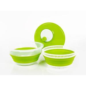 CENTRIFUGA PER INSALATA PIEGHEVOLE IN SILICONE