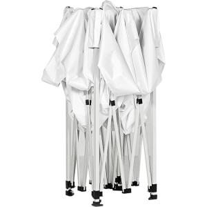 GAZEBO ZEBÒ ENJOY 2.0 3X3 BIANCO PALERIA ACCIAIO 0102211N.C00 