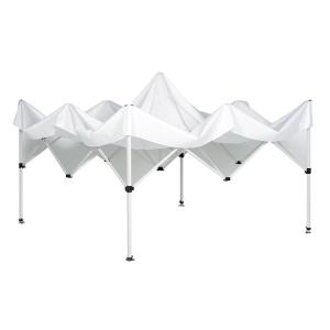 GAZEBO ZEBÒ ENJOY 2.0 3X3 BIANCO PALERIA ACCIAIO 0102211N.C00 